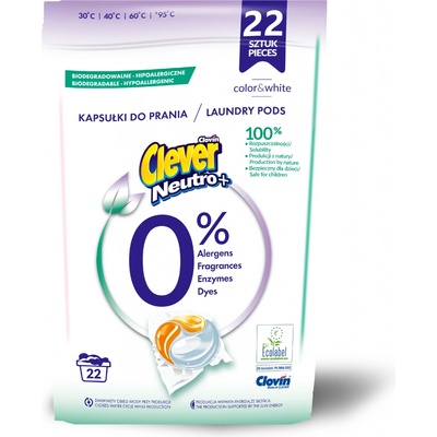 Clever Neutro+ Color & White hypoalergéne kapsule 22 PD