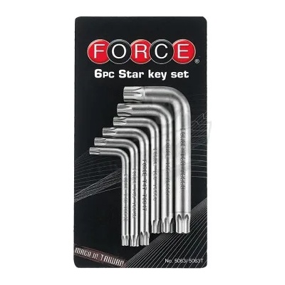 FORCE Шестограми Г-образни torx (Т40-Т60) комплект 6 бр. jn66065 force (jn66065)