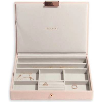 Stackers šperkovnice Blush Classic Lid růžová 73760