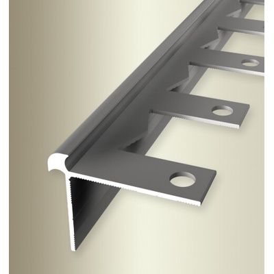 Küberit 873EB F2 schodová hrana Im.nerezi 2,5 m
