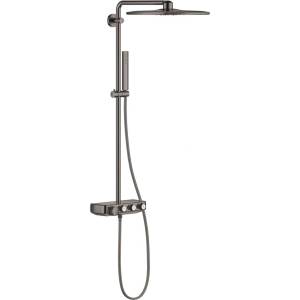 GROHE Euphoria SmartControl - Душ комплект Cube 310 Duo с термостат, 2 струи, Hard Graphite 26508A00 (26508A00)