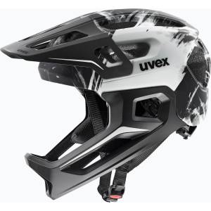 uvex Детска велосипедна каска UVEX React Fullface Jr black/white matt