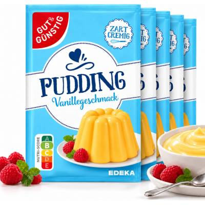 GUT&GÜNSTIG Vanilkový puding 5x 37g