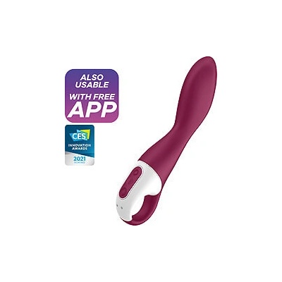 Satisfyer Heated Thrill Berry hrejivý G-bod