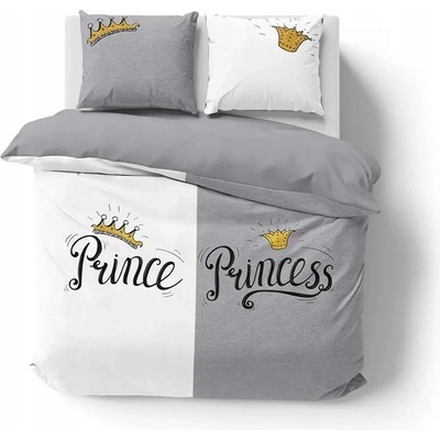 Detexpol obliečky Prince and Princess Bavlna 200x220 2x70x80
