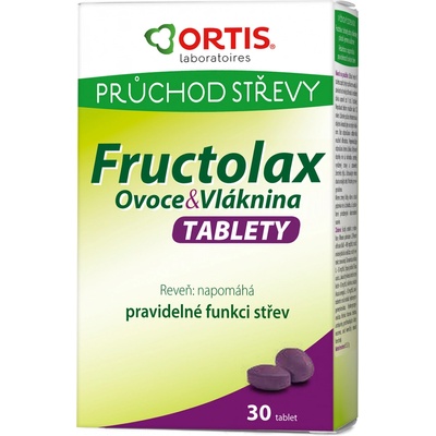 Fructolax Ovocie a Vláknina 30 tabliet