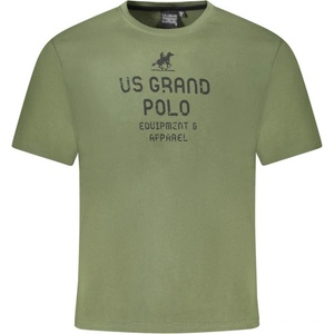 U. s. grand polo Мъжка тениска с къс ръкав us grand polo, Размер xl, Цвят Зелен (au02648_ve16verm)