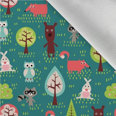 Takoy Látka softshell zimní turquoise forest