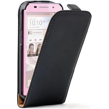 Image 1 of Huawei Ascend P6 Flip2 Калъф Черен + Протектор