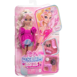 Barbie Кукла Barbie Dream Besties - Malibu, с 11 разкрасителни аксесоара (HYC21)