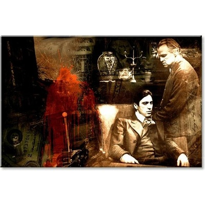 Najväčší MAFIÁNI na plátne - The Godfather - 120x80 cm