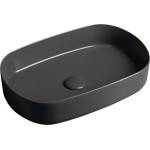 SAPHO Infinity Oval 55x36 cm anthracite (10NF65055-2C)