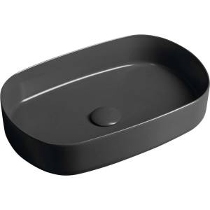 SAPHO Infinity Oval 55x36 cm anthracite (10NF65055-2C)