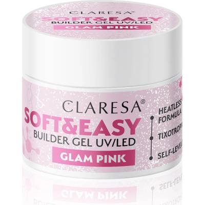 Claresa stavební gel na nehty GLAM PINK 12 g