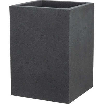 Scheurich C–Cube Květináč, 38 x 38 x 53,7 cm, plast, černá 59218