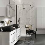 Cersanit Параван за душ кабина Cersanit Larga черен 100x200 см (S932-139)