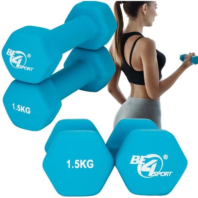 Be4Sport neoprenové činky 2 x 1,5 kg