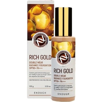 Enough Premium Фон дьо тен Rich Gold Double Wear, SPF50+, N23, 100 g