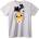 NOONEBRAND Тениска Мистър Хамстер Любов - XL, White