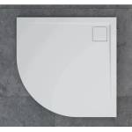 SanSwiss Полукръгло бяло душ корито SanSwiss Livada W20A 90x90 см slim (W20R5509004)