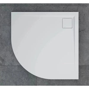 SanSwiss Полукръгло бяло душ корито SanSwiss Livada W20A 90x90 см slim (W20R5509004)