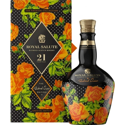 The Royal Salute 21y Richard Quinn Edition II Orange Roses 40% 0,7 l (karton)