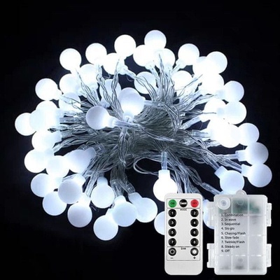 X-Site LED světelný řetěz koule XBQ-003 5m bílý