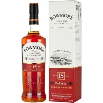 Bowmore 15y 43% 0,7 l (kartón)