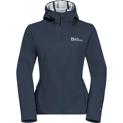 Jack Wolfskin Дамско софтшел яке Jack Wolfskin Women's Bornberg Hoody Softshell jacket - Midnight Sky / Grey - размер XL (103-2184-0415)
