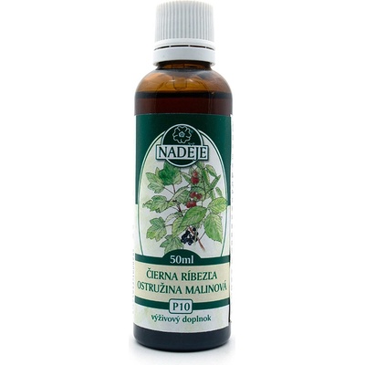 Naděje Černý rybíz-maliník tinktura z pupenů rostlin 50 ml