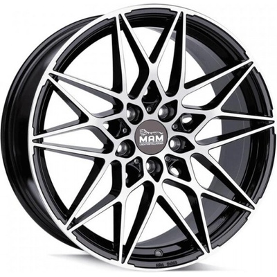 MAM B2N 8,5x19 5x120 ET35 black polished