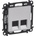Legrand valena life computer socket 2xrj45 5cat. 6 stp aluminium (753347l)