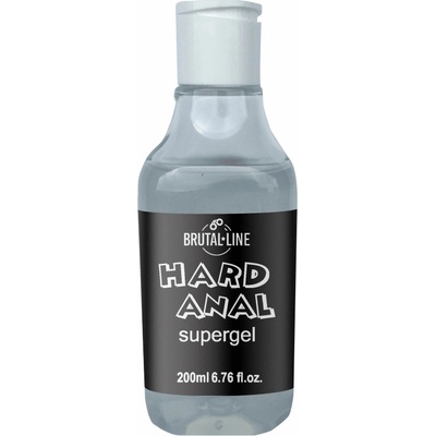 BRUTAL LINE ANÁLNÍ LUBRIKAČNÍ HARD GEL ANAL SUPERGEL 200 ml