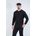 S-line БЛУЗА solid fleece cufed - Черен Черен 6xl