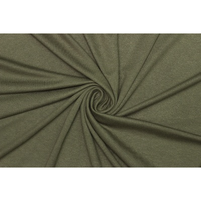 Úplet viskózový - Khaki zelená
