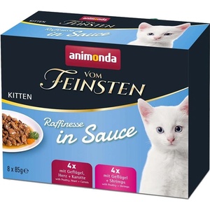 Animonda Vom Feinsten Kitten Raffinesse in Sauce 8 x 85 г
