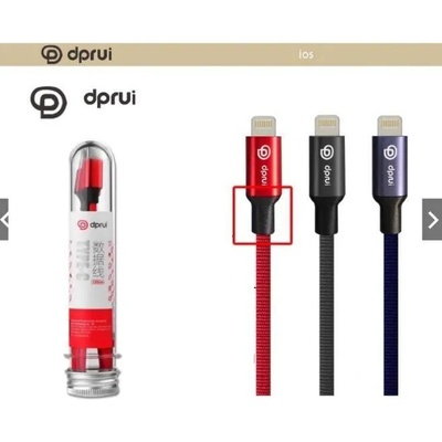 Dprui USB кабел Dprui с Lightning конектор за iPhone и iPad Син (454381)