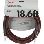 Fender Professional Series Red Tweed 5, 5 m Директен - Директен Инструментален кабел (0990820067)