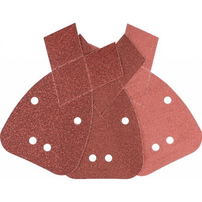 BOSCH Sada 6dílná brusných papírů pro multibrusky G = 80, 120, 180 – Zbozi.Blesk.cz