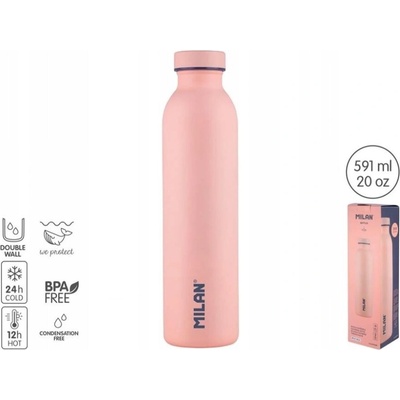 Milan Termo láhev 1918 series Pink 591ml