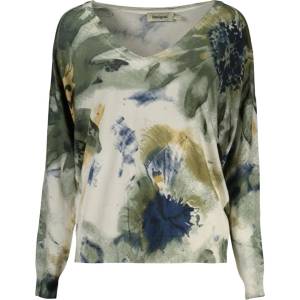 DESIGUAL Дамски пуловер desigual, Размер m, Цвят Зелен (26wwjf38_ve1022)