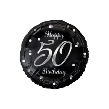 Image 1 of Godan Балон от фолио - черно / сребрист 50