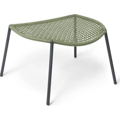 FISCHER MÖBEL Záhradná podnožka BLOOM Lounge 3220AS-441 green