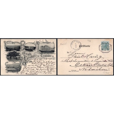 POŘÍČÍ / Parschnitz bei Trautenau. 1901. – Zboží Dáma