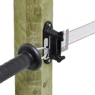VNT electronics s.r.o. Izolátor pro elektrický ohradník k vchodové brance, plochý pro pásku do 40 mm, na hřebík nebo vrut - 4 ks