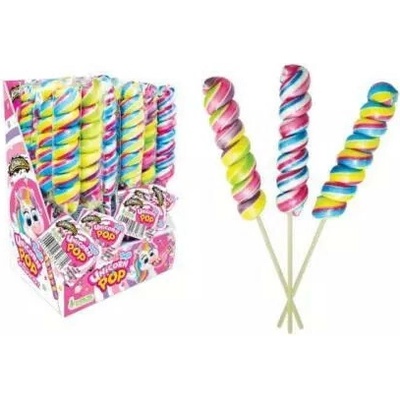 JohnyBee lízatko unicorn pop twist 24 x 50 g