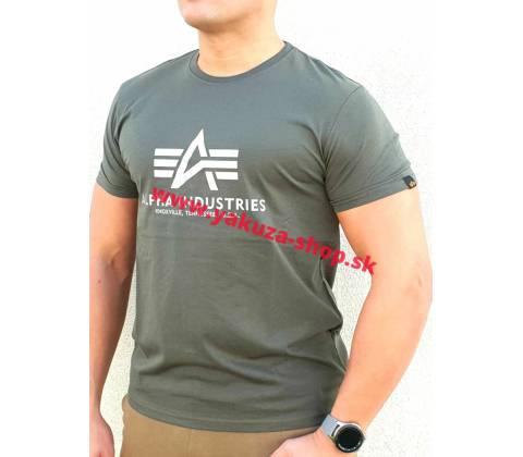 Alpha Industries Basic T Shirt Reflective Print