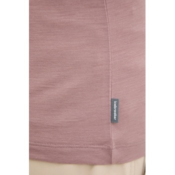 Icebreaker Спортна тениска Icebreaker Merino 150 Tech Lite дамска в розово IB0A57CB0GV1 (IB0A57CB0GV1)