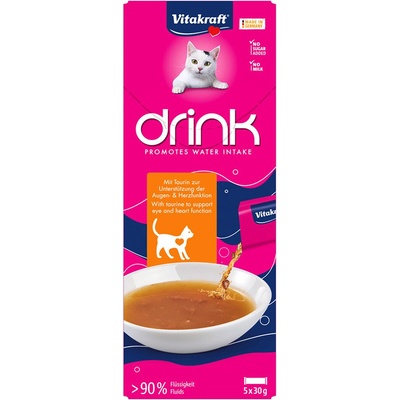 Vitakraft Cat drink kura a taurín 45 x 30 g