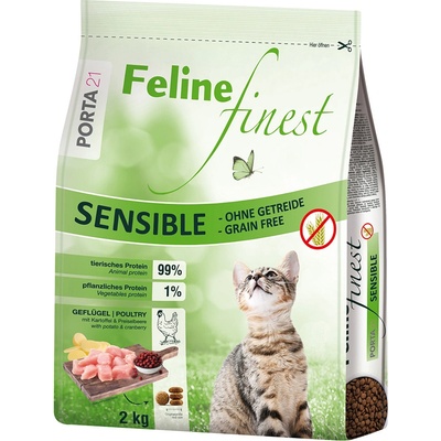 Porta 21 Feline Finest Sensible bez obilnín 2 kg